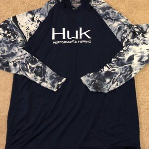 Mens Huk performance fishing L